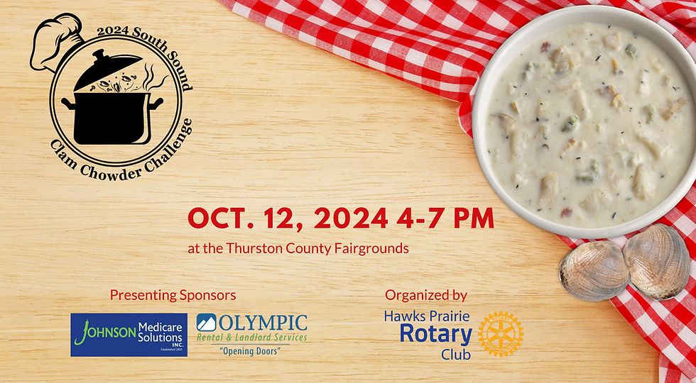 3rd Annual South Sound Clam Chowder Competition