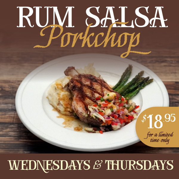 Rum Salsa Porkchop Special