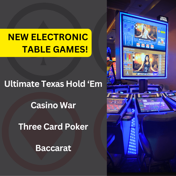 New Electronic Table Games